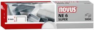 ZSZYWKI NOVUS NE6 SUPER x 5000  do zszywacza Novus B100 EL 
