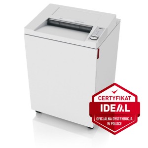 Niszczarka Ideal 3804 cc 5 LAT GW 24 kartki, ścinek 4x40 mm, kosz 165 litrów