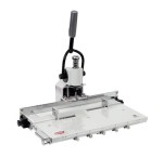 Dziurkacz introligatorski IX do 300 kartek, przesuwany blat